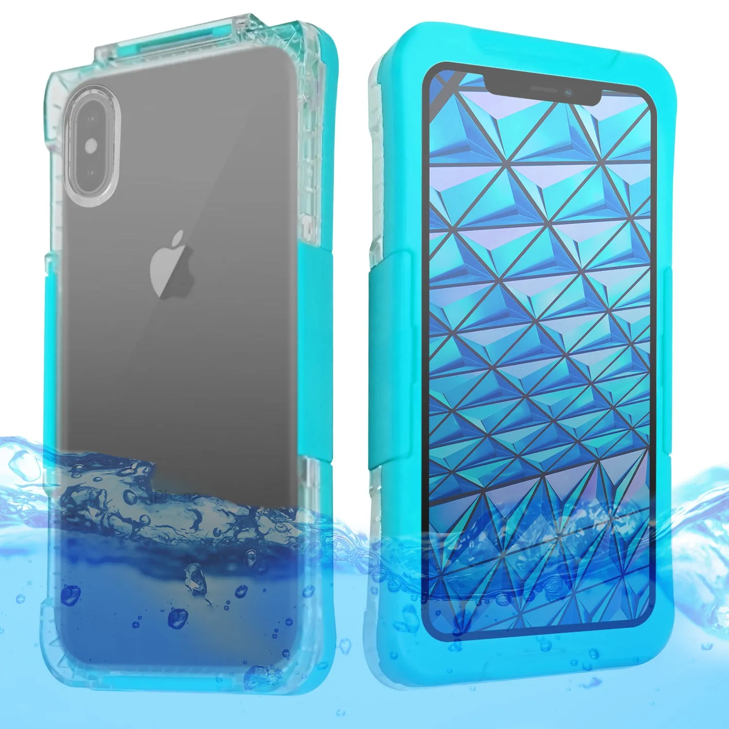 iPhone XS Max Case - Waterproof with Neck Strap