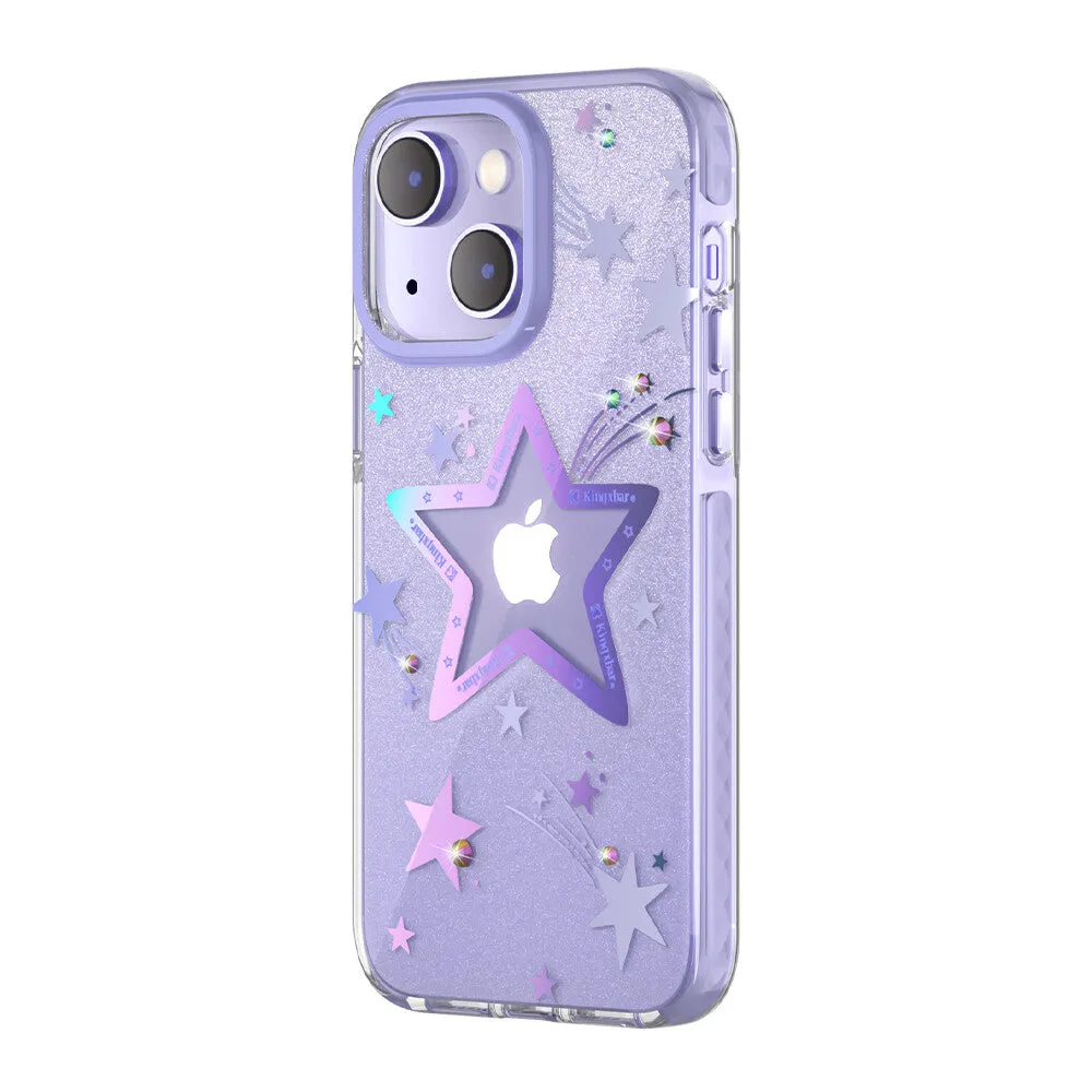 KINGXBAR Heart Star Swarovski Crystal Clear Hard PC Case Cover