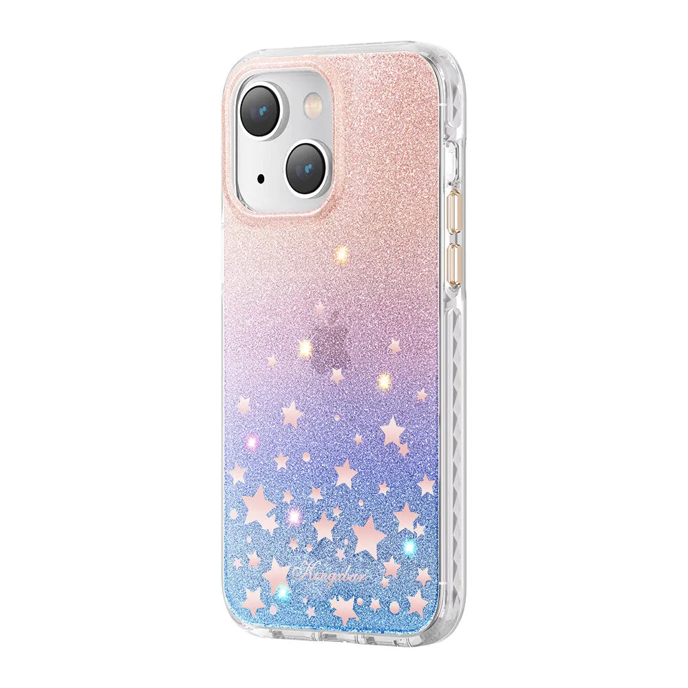 KINGXBAR Heart Star Swarovski Crystal Clear Hard PC Case Cover