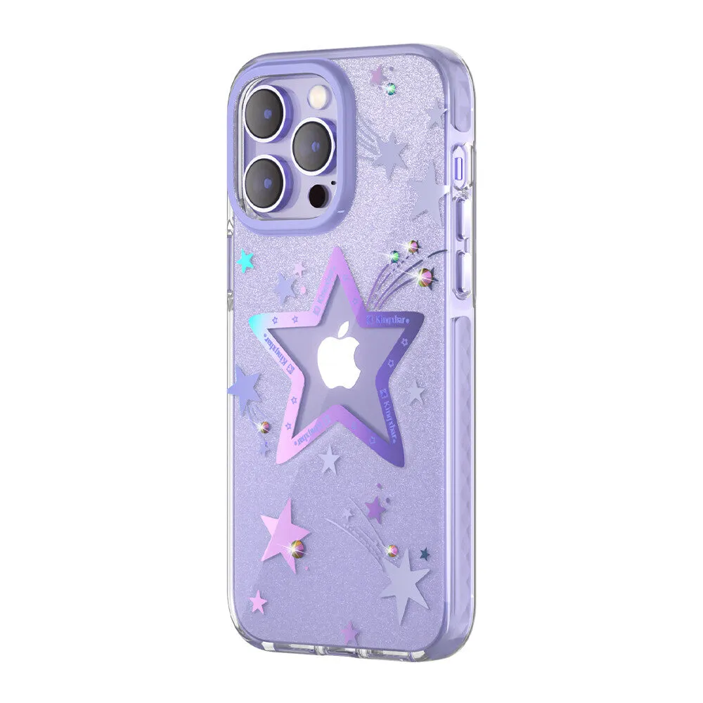 KINGXBAR Heart Star Swarovski Crystal Clear Hard PC Case Cover