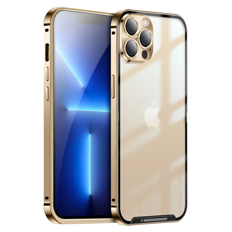 Kylin Armor Magic Shield Aluminum Metal Bumper Frosted Back Case Cover