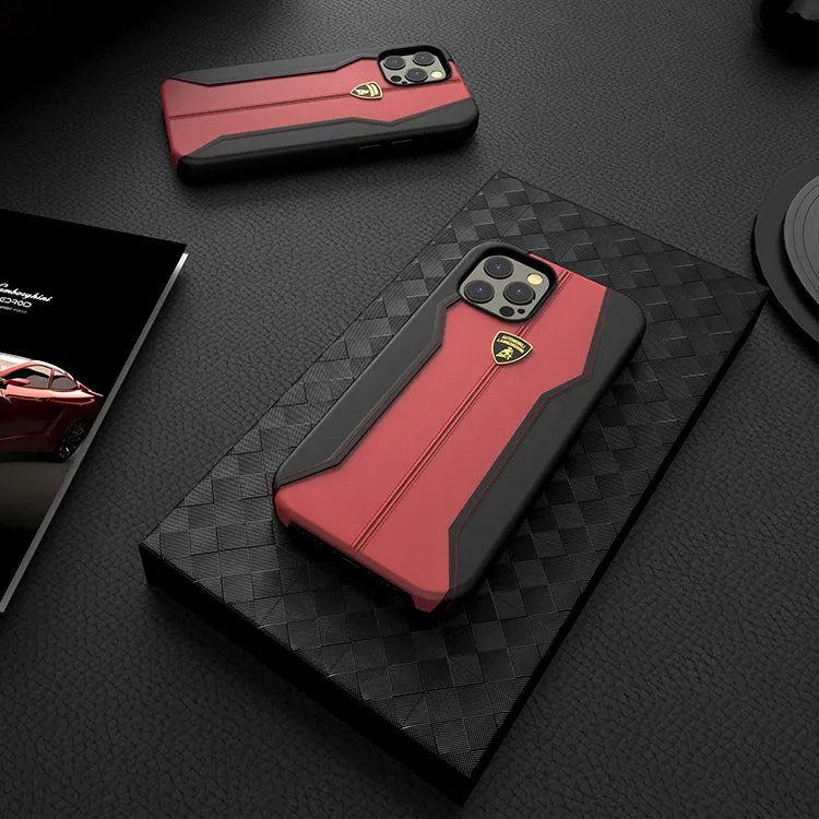 Lamborghini Leather Phone Case - Huracan D1