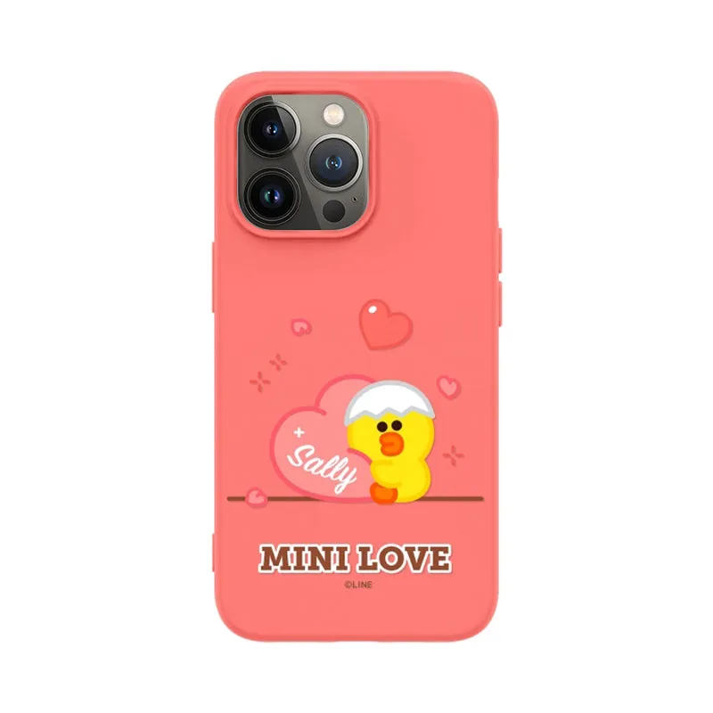 Line Friends Liquid Silicone Soft Color Jelly Back Case Cover