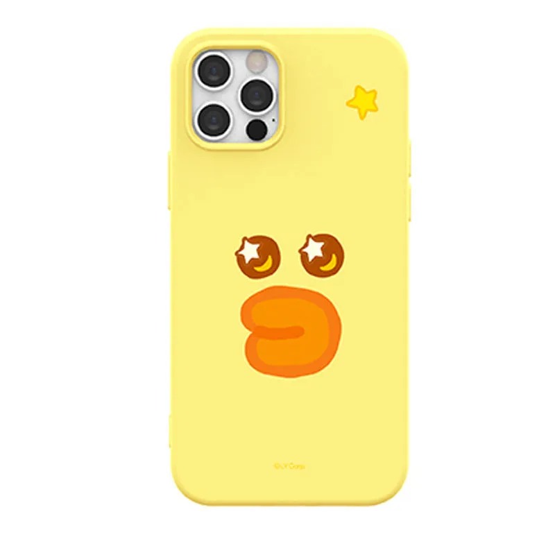 Line Friends Sally Makes Everything Yellow Liquid Silicone Soft Color Jelly Case Cover