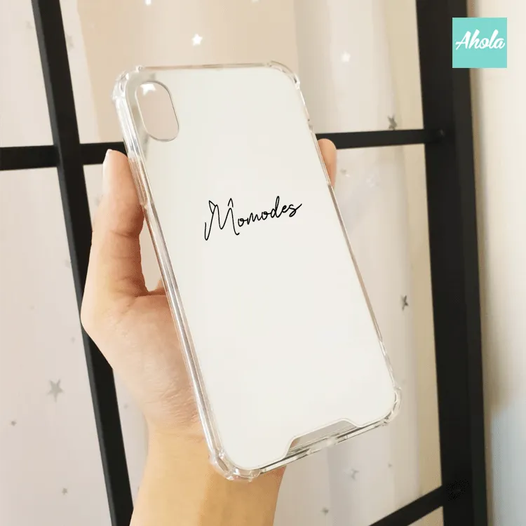 【Meowth】Protective Mirror Phone Case 全包邊鏡面名字電話殼