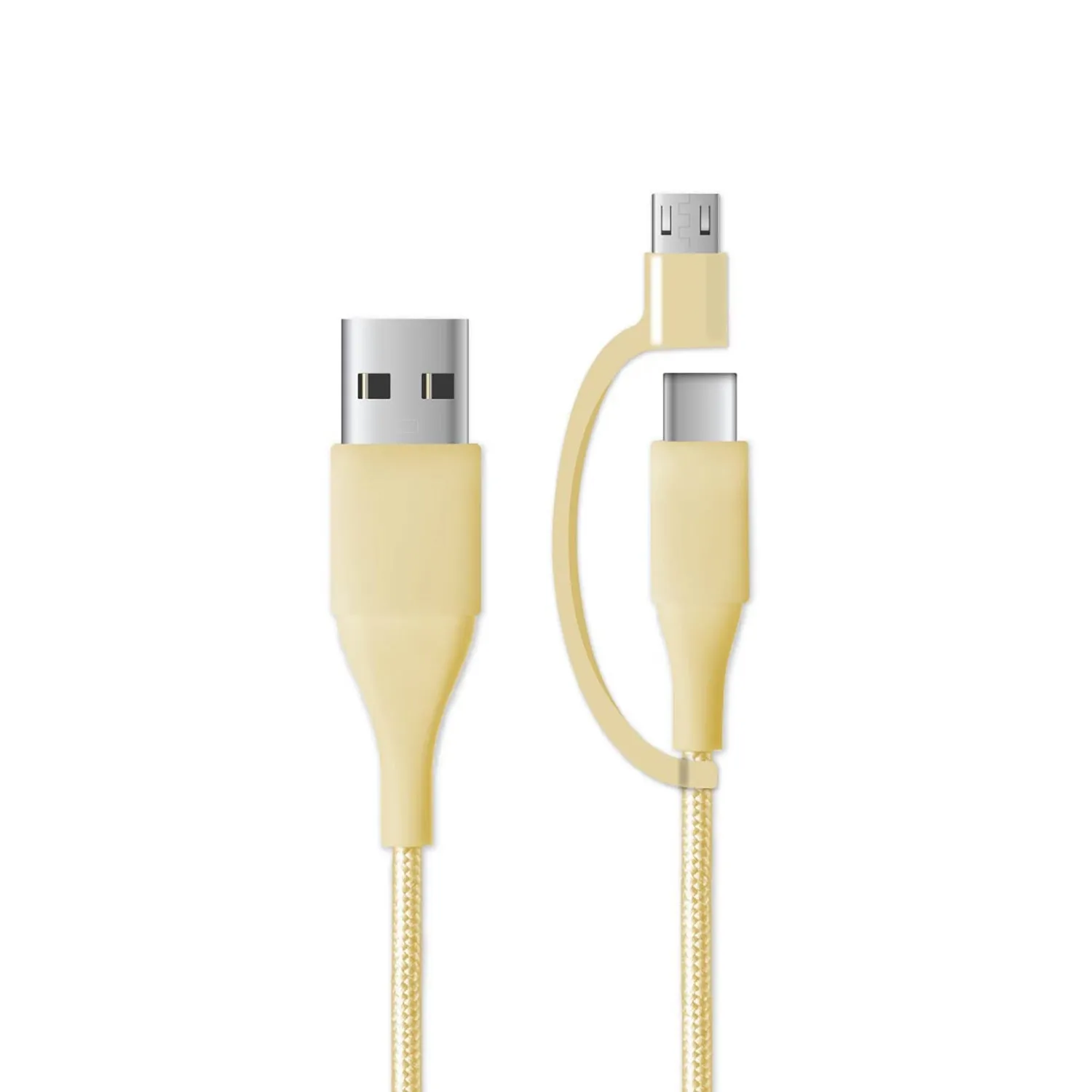 Mochic 6ft 2-1 Micro USB to Type C Cable