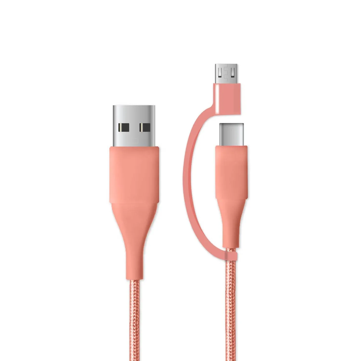 Mochic 6ft 2-1 Micro USB to Type C Cable