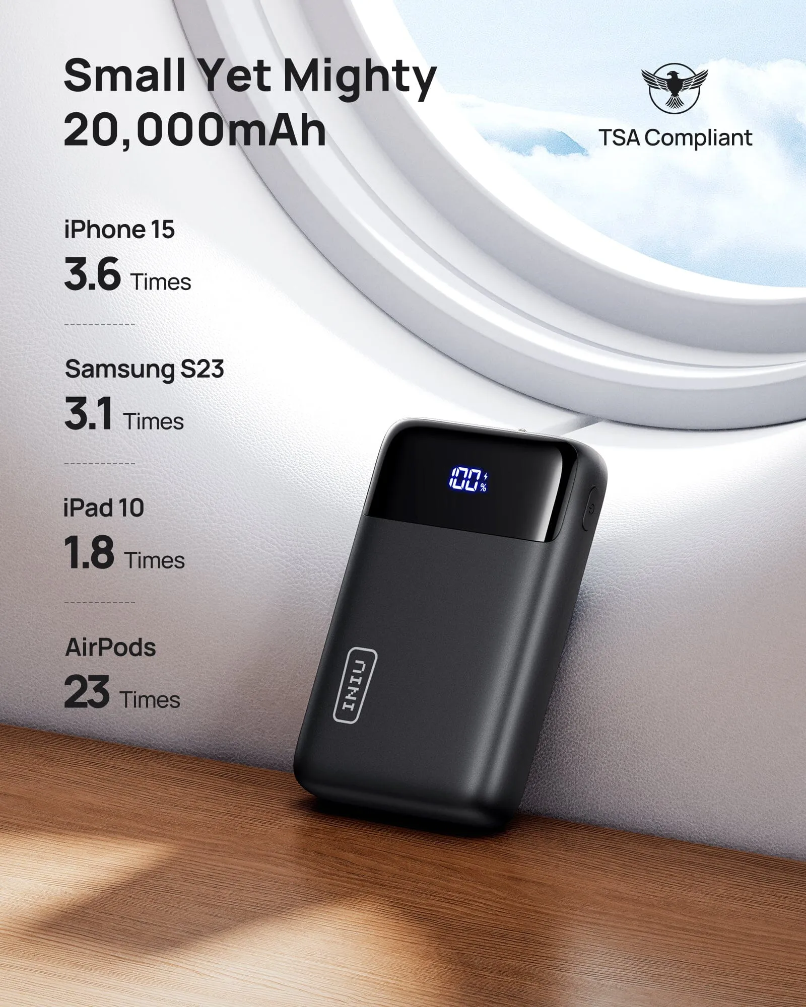 【New】INIU B5 Power Bank 22.5W 20,000mAh