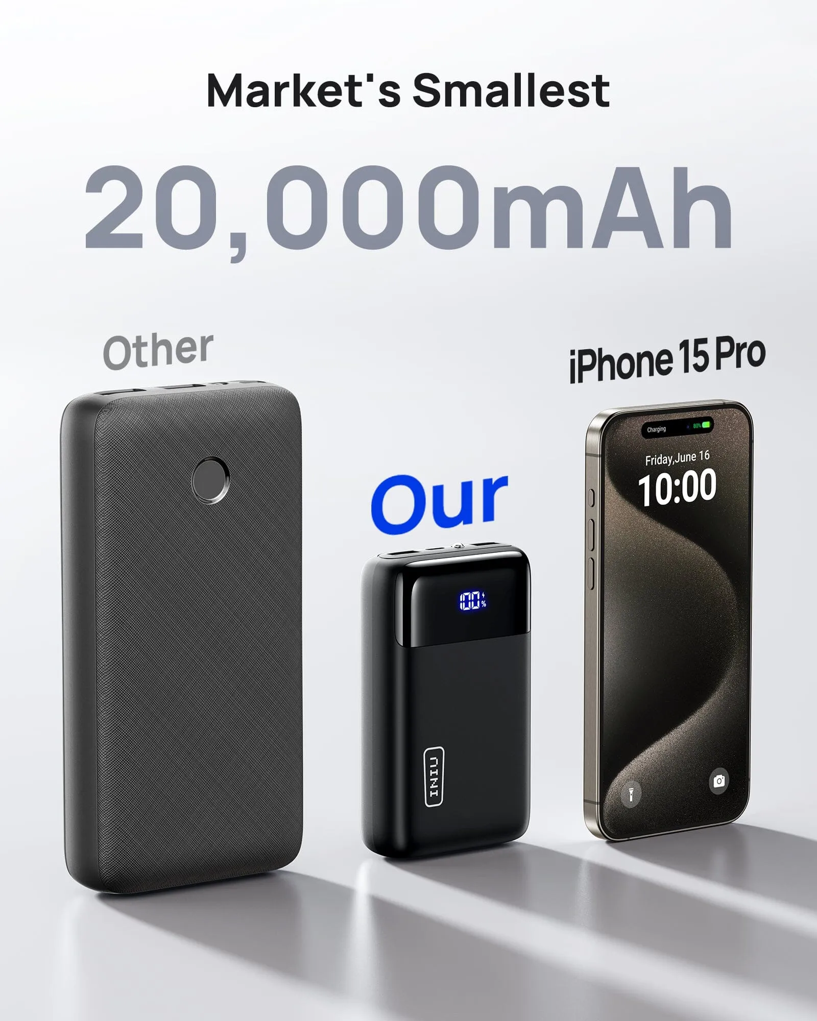 【New】INIU B5 Power Bank 22.5W 20,000mAh