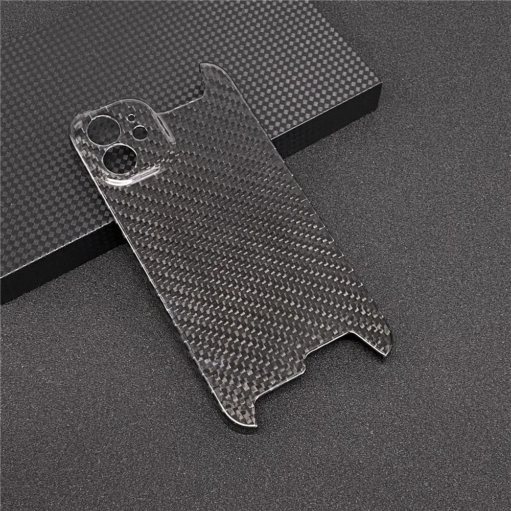 Oatsbasf Luxury Irregular Pure Carbon Fiber Case for Apple iPhone