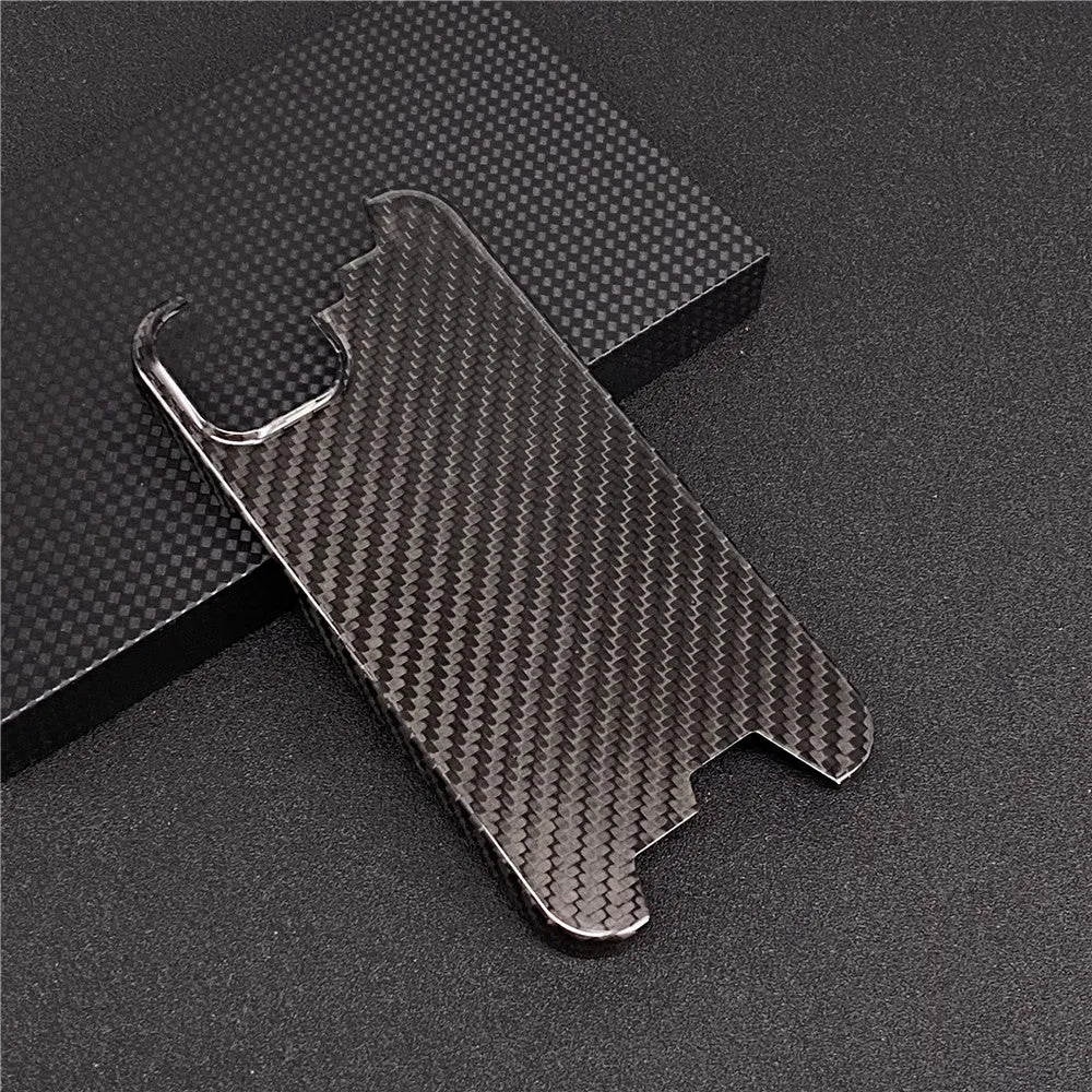 Oatsbasf Luxury Irregular Pure Carbon Fiber Case for Apple iPhone