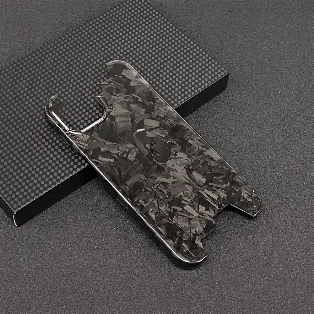 Oatsbasf Luxury Irregular Pure Carbon Fiber Case for Apple iPhone