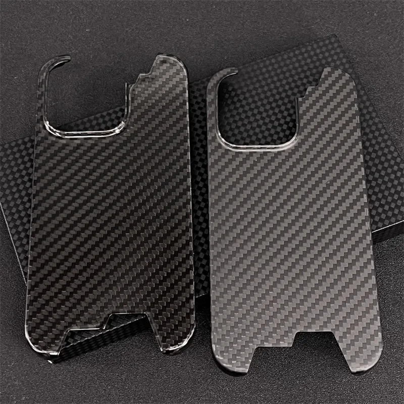 Oatsbasf Luxury Irregular Pure Carbon Fiber Case for Apple iPhone