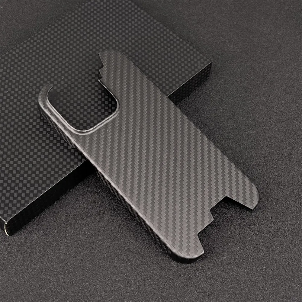 Oatsbasf Luxury Irregular Pure Carbon Fiber Case for Apple iPhone