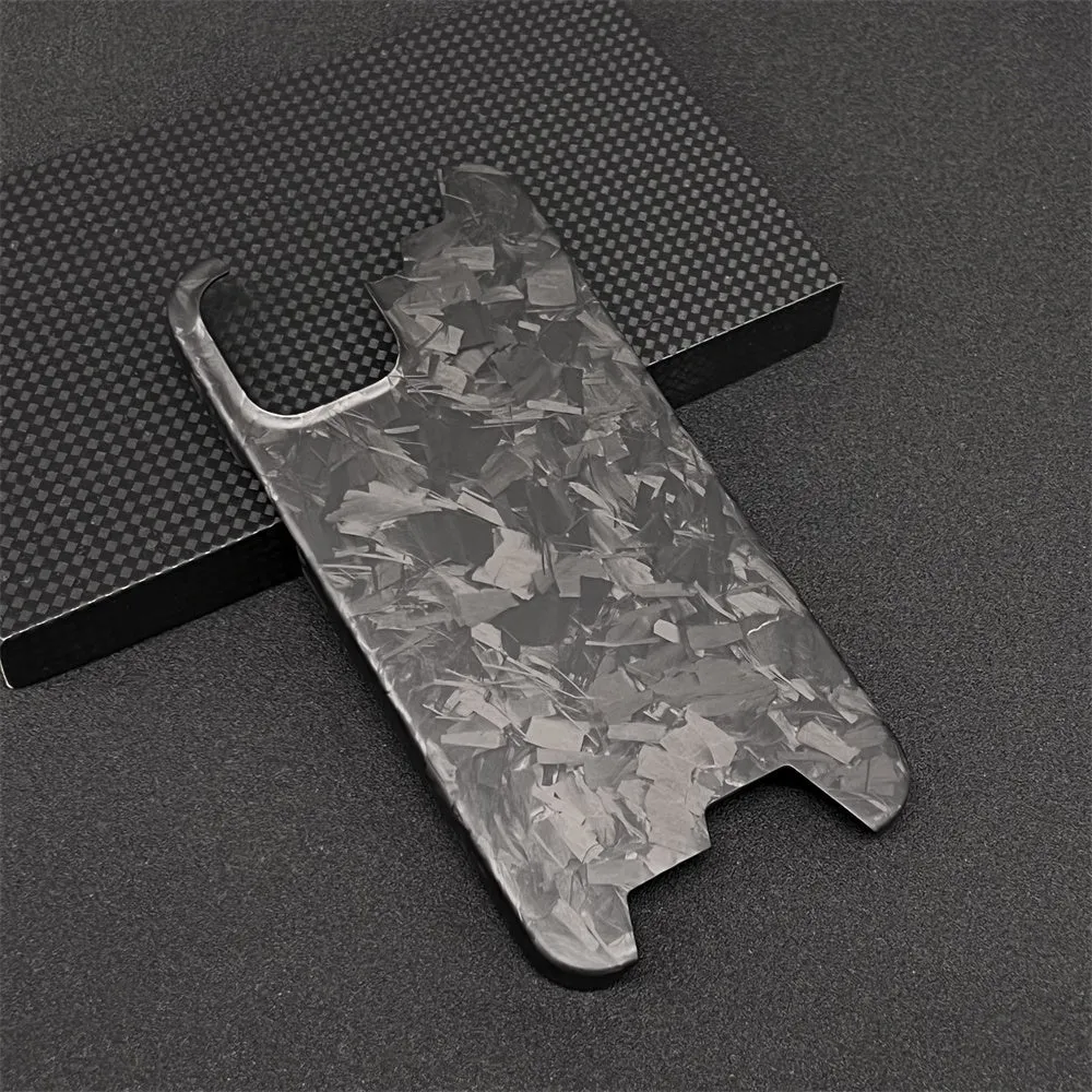 Oatsbasf Luxury Irregular Pure Carbon Fiber Case for Apple iPhone