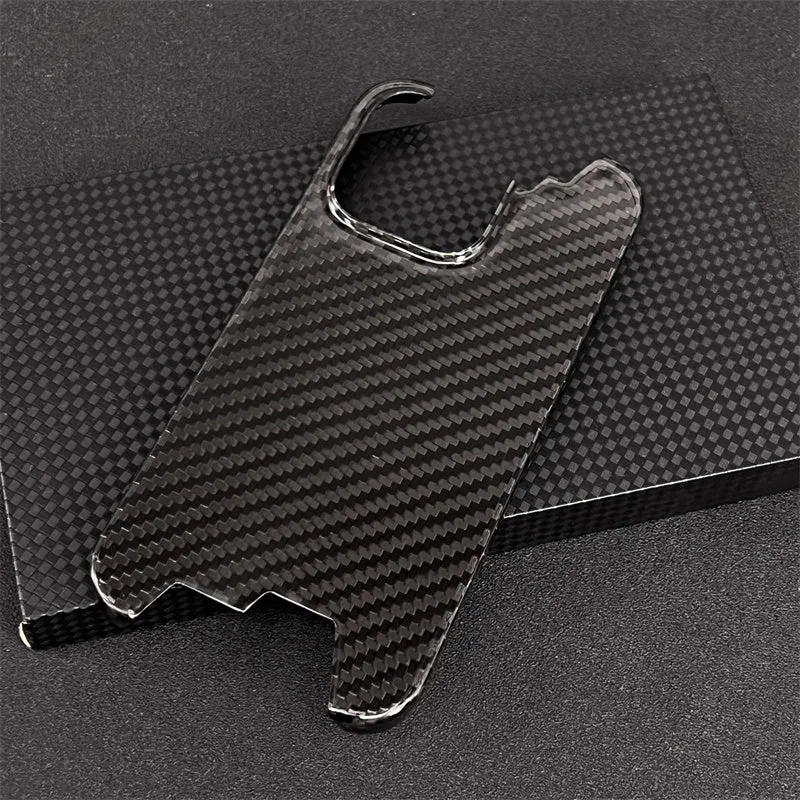 Oatsbasf Luxury Irregular Pure Carbon Fiber Case for Apple iPhone