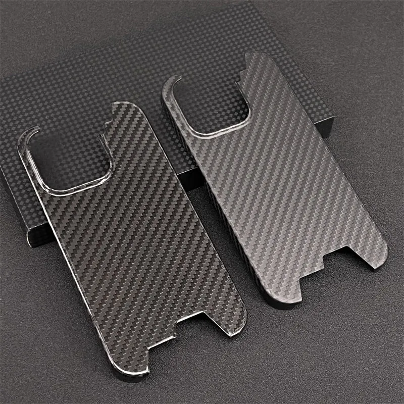 Oatsbasf Luxury Irregular Pure Carbon Fiber Case for Apple iPhone