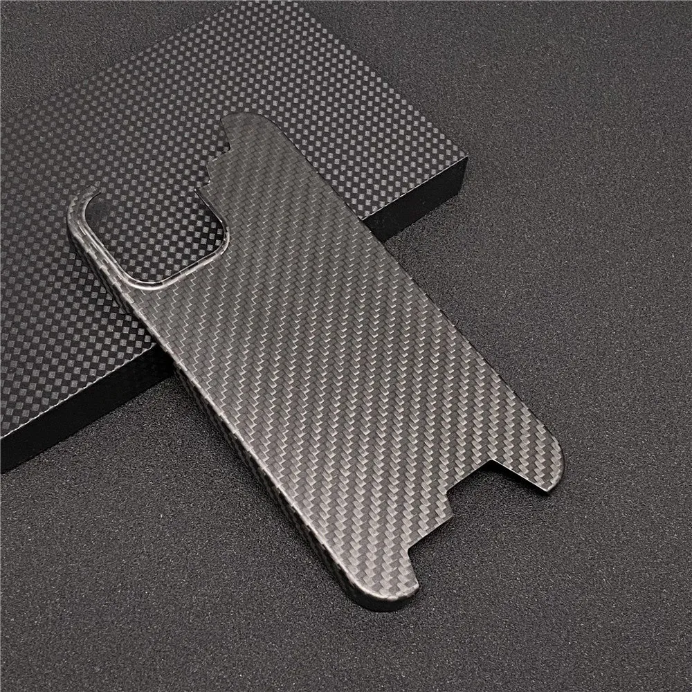 Oatsbasf Luxury Irregular Pure Carbon Fiber Case for Apple iPhone