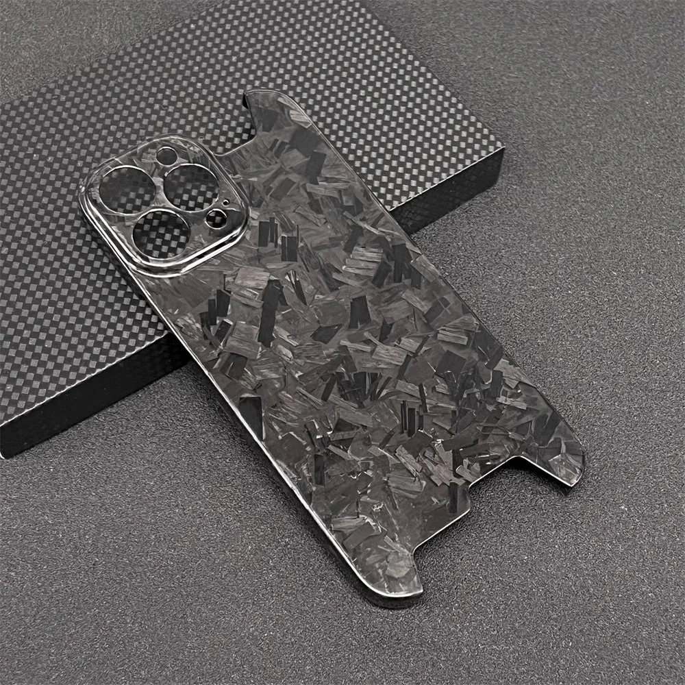 Oatsbasf Luxury Irregular Pure Carbon Fiber Case for Apple iPhone