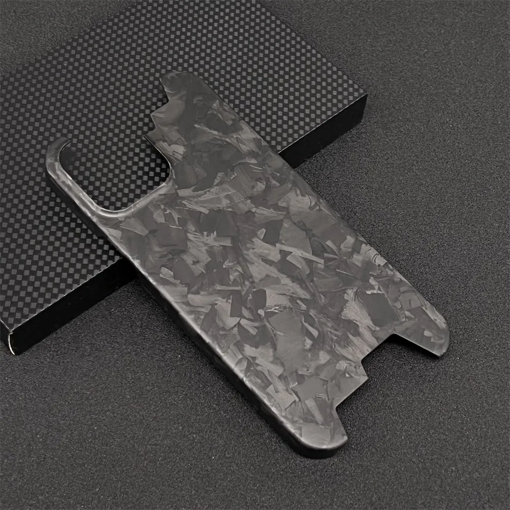 Oatsbasf Luxury Irregular Pure Carbon Fiber Case for Apple iPhone