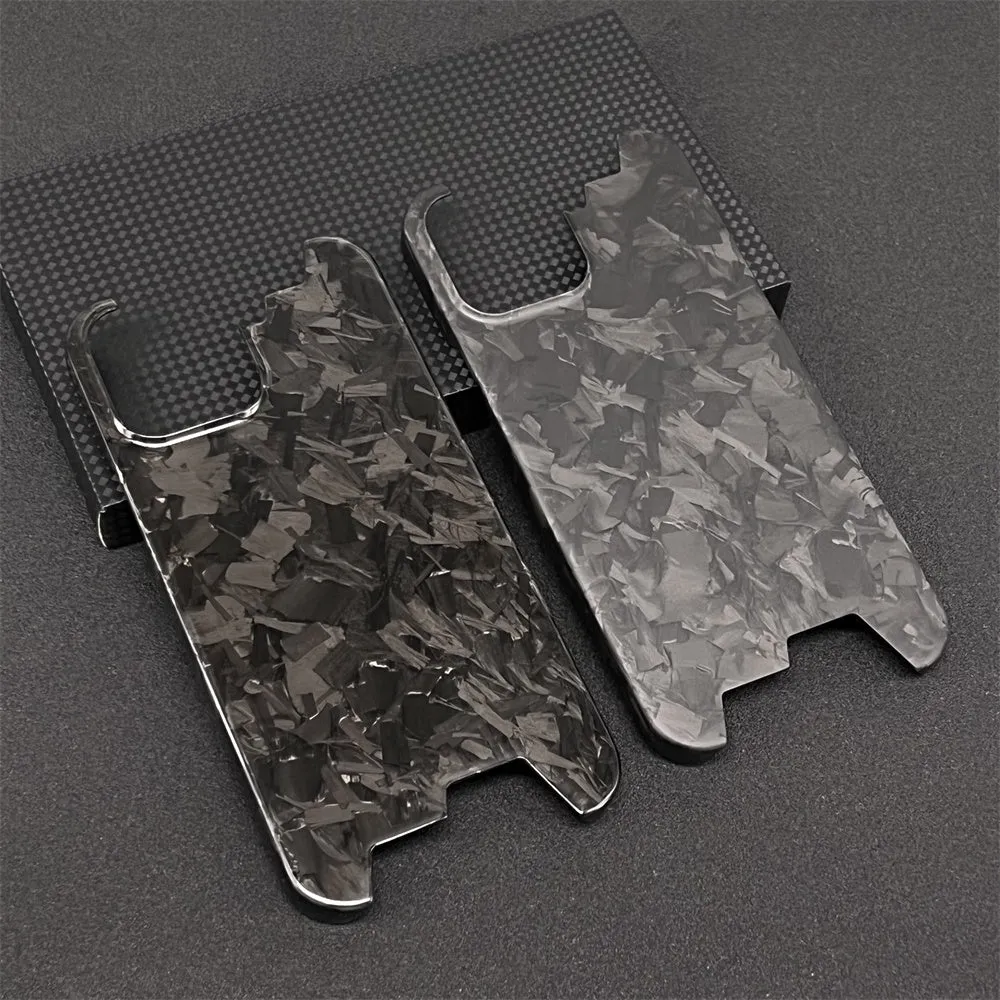 Oatsbasf Luxury Irregular Pure Carbon Fiber Case for Apple iPhone