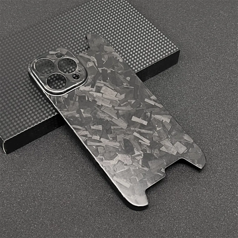 Oatsbasf Luxury Irregular Pure Carbon Fiber Case for Apple iPhone