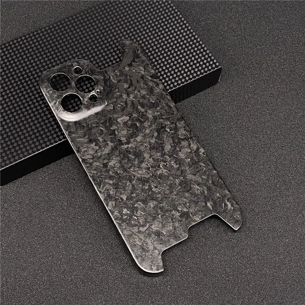 Oatsbasf Luxury Irregular Pure Carbon Fiber Case for Apple iPhone