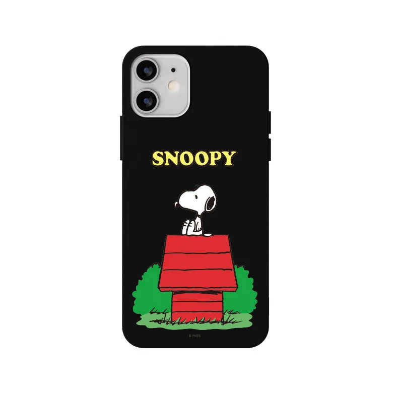 Peanuts Snoopy Liquid Silicone Soft Color Jelly Case Cover