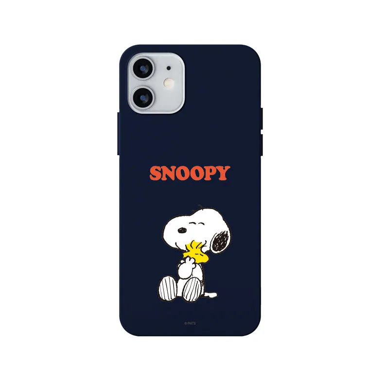 Peanuts Snoopy Liquid Silicone Soft Color Jelly Case Cover