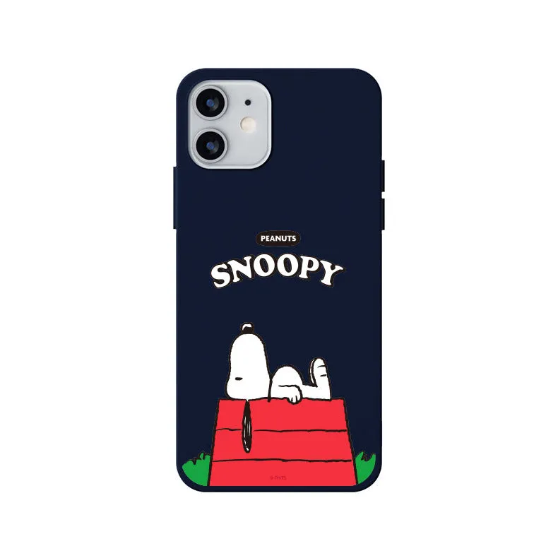 Peanuts Snoopy Liquid Silicone Soft Color Jelly Case Cover