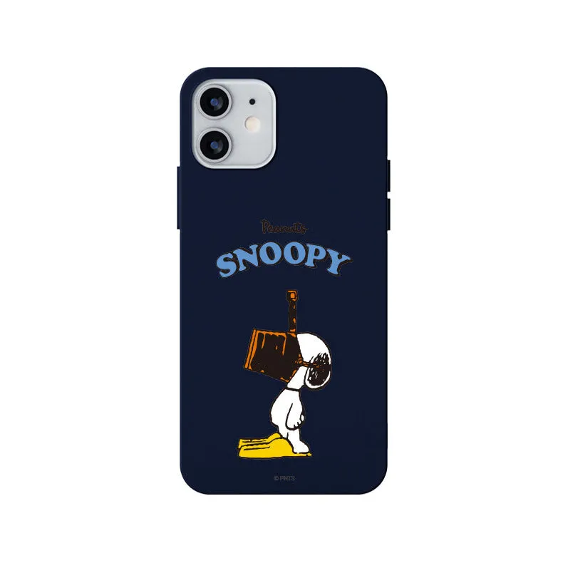 Peanuts Snoopy Liquid Silicone Soft Color Jelly Case Cover