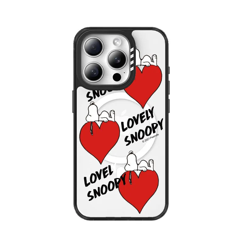 Peanuts Snoopy MagSafe Clear Shockproof Case Cover