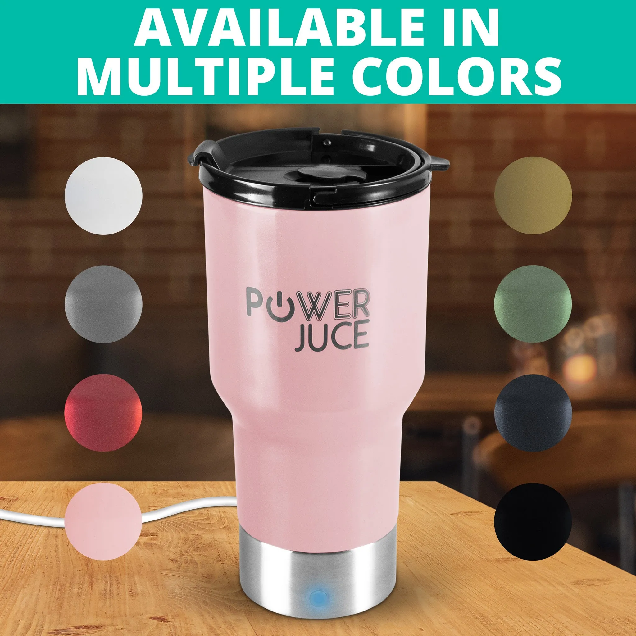 Portable Tumbler with Power Bank