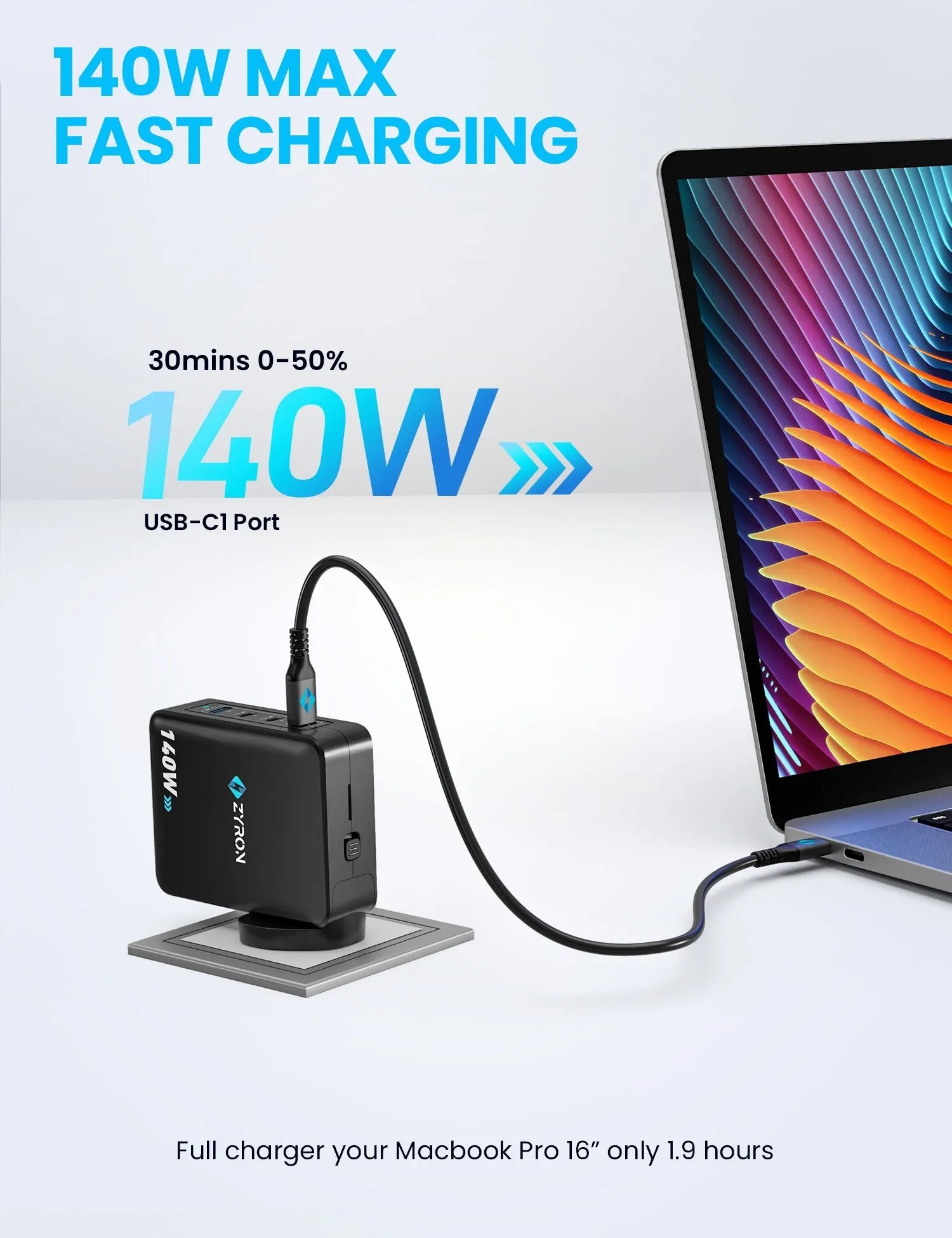 Powerpod 140W GaN 5 Travel Charger