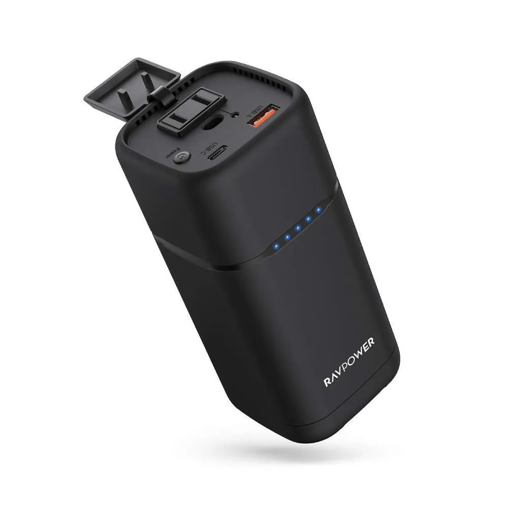 RAVPower 20000mAh PD Pioneer AC Portable Charger & Power Bank