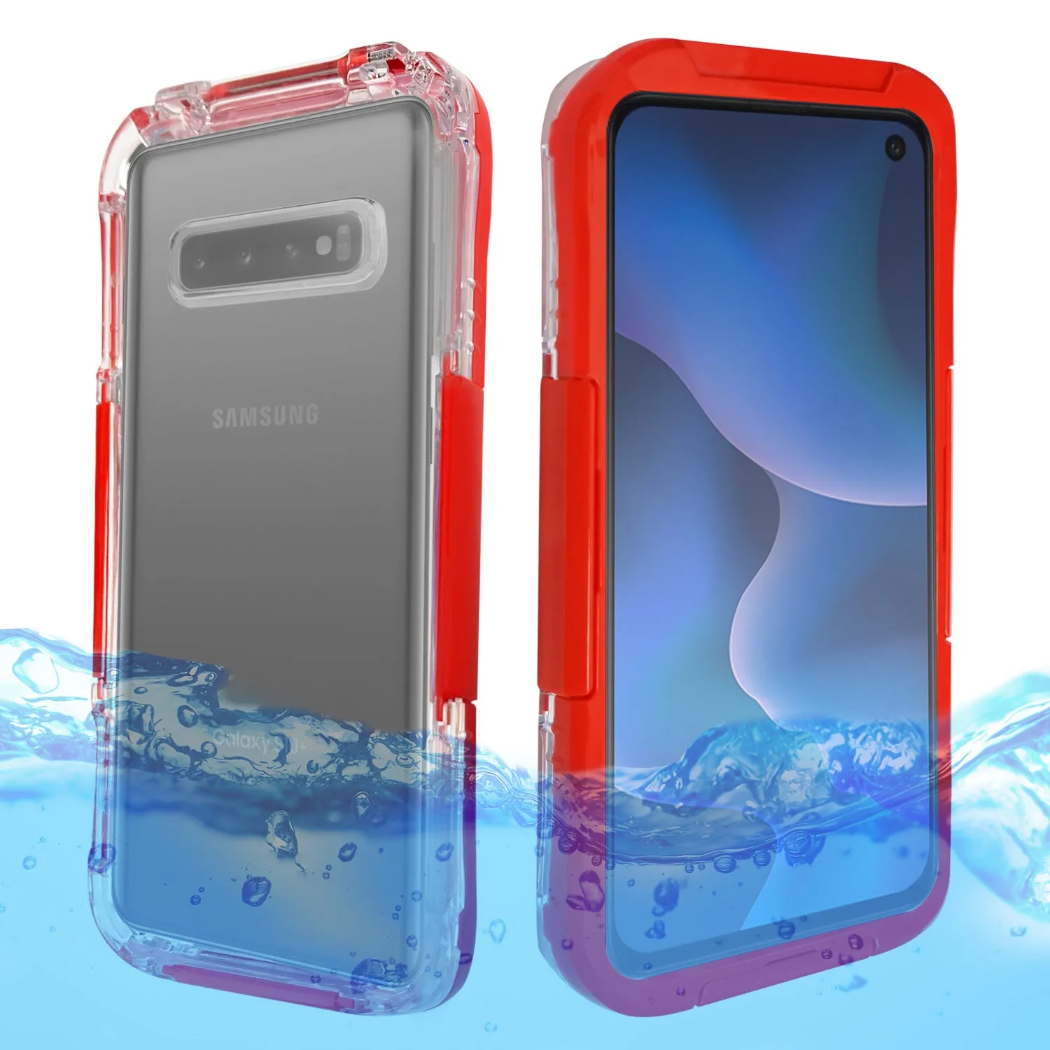 Samsung Galaxy S10 Case - Waterproof with Neck Strap