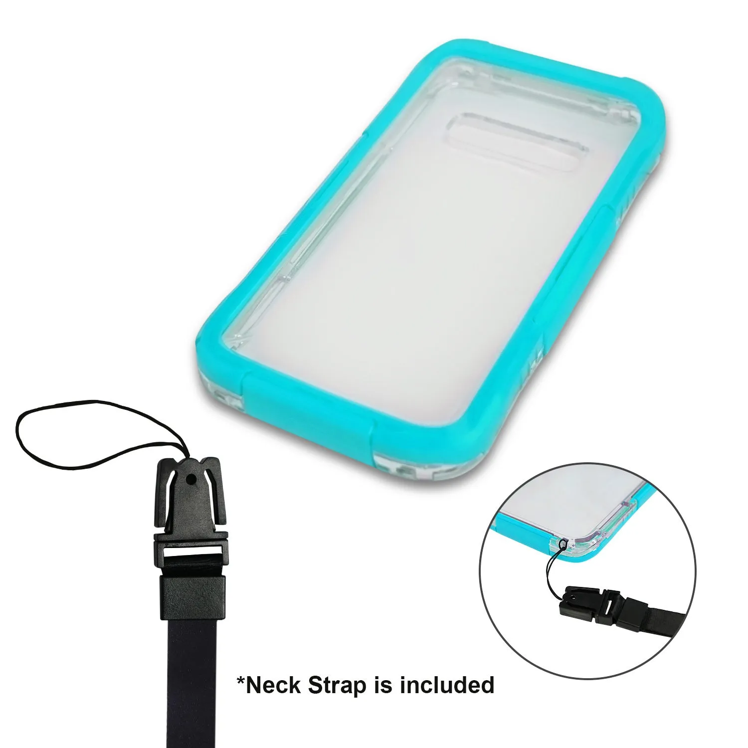 Samsung Galaxy S10 Case - Waterproof with Neck Strap