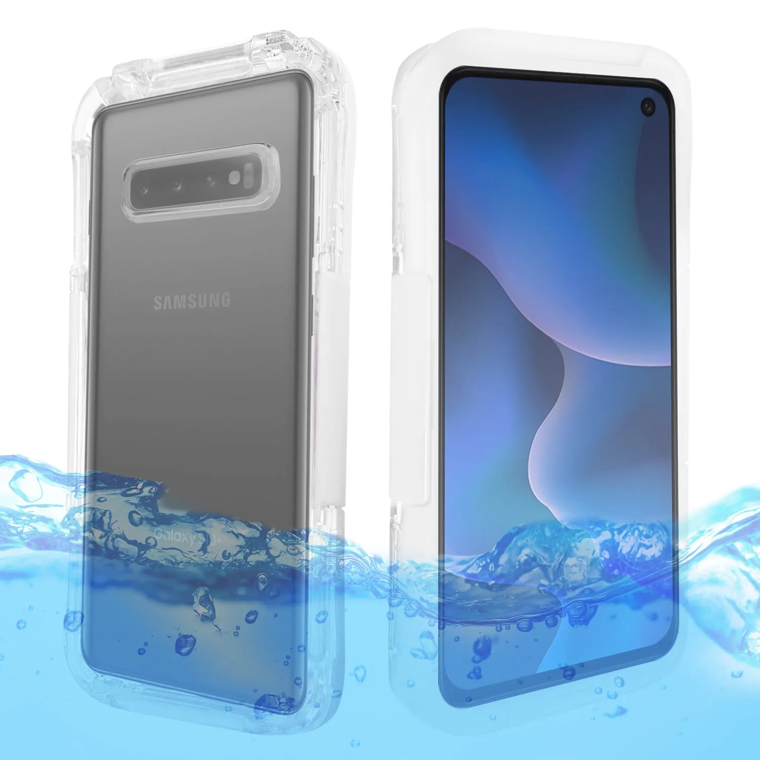 Samsung Galaxy S10 Case - Waterproof with Neck Strap