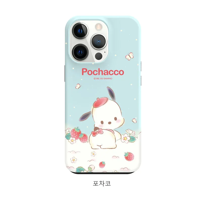 Sanrio Characters Dual Layer TPU PC Shockproof Guard Up Case Cover