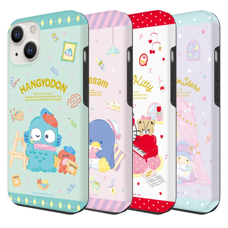 Sanrio Characters Dual Layer TPU PC Shockproof Guard Up Case Cover