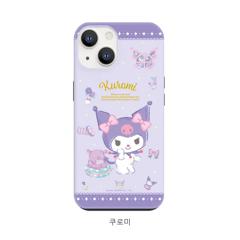 Sanrio Characters Dual Layer TPU PC Shockproof Guard Up Case Cover