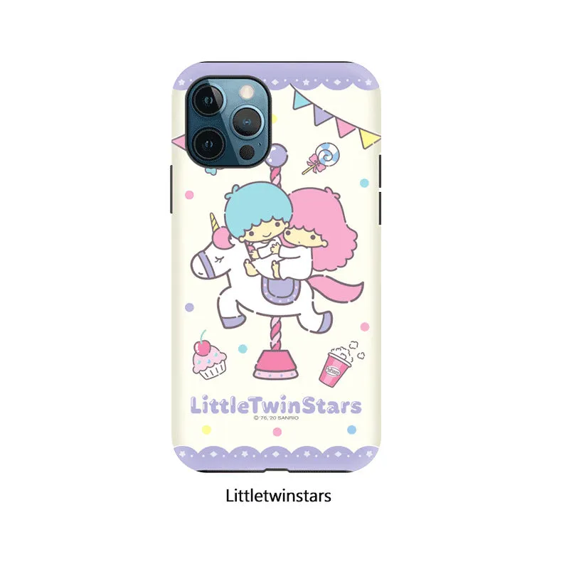 Sanrio Characters Dual Layer TPU PC Shockproof Guard Up Case Cover