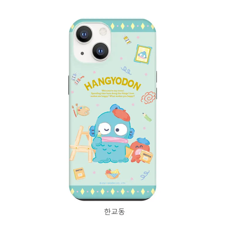 Sanrio Characters Dual Layer TPU PC Shockproof Guard Up Case Cover