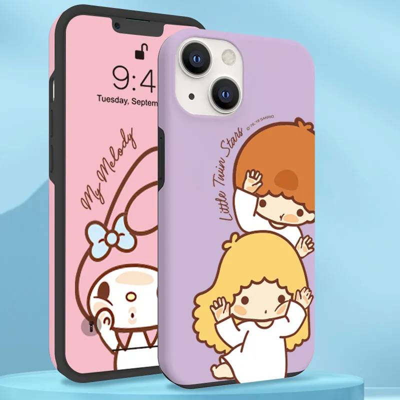 Sanrio Characters Dual Layer TPU PC Shockproof Guard Up Case Cover