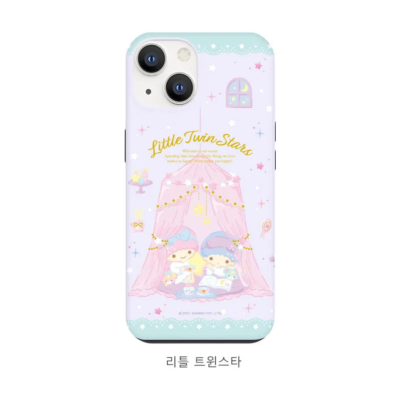 Sanrio Characters Dual Layer TPU PC Shockproof Guard Up Case Cover