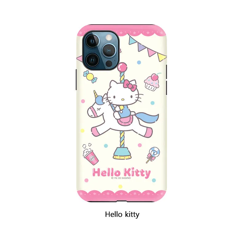 Sanrio Characters Dual Layer TPU PC Shockproof Guard Up Case Cover