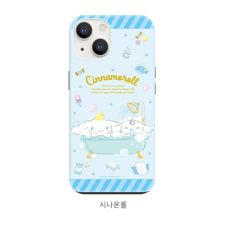 Sanrio Characters Dual Layer TPU PC Shockproof Guard Up Case Cover