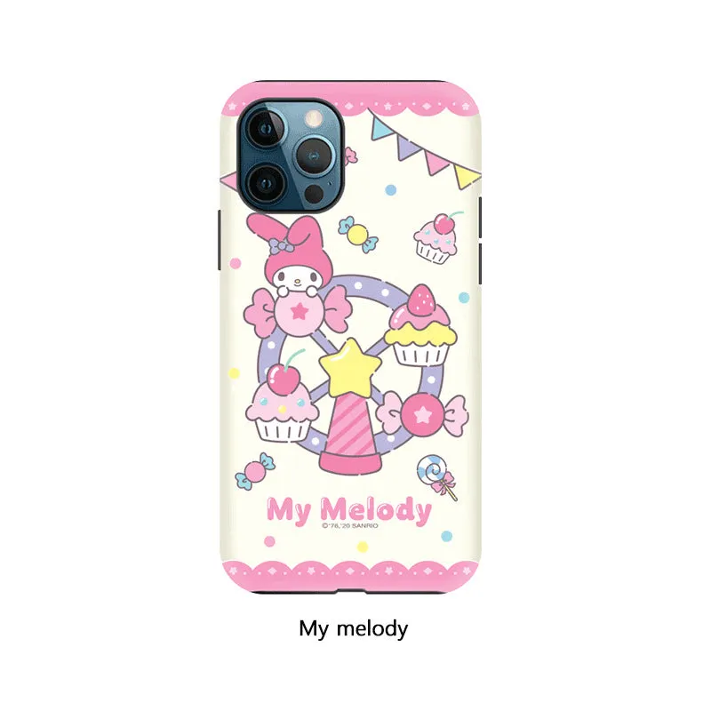 Sanrio Characters Dual Layer TPU PC Shockproof Guard Up Case Cover