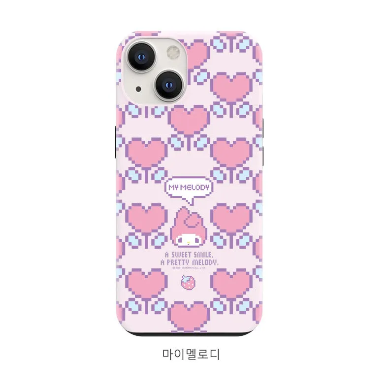 Sanrio Characters Dual Layer TPU PC Shockproof Guard Up Case Cover