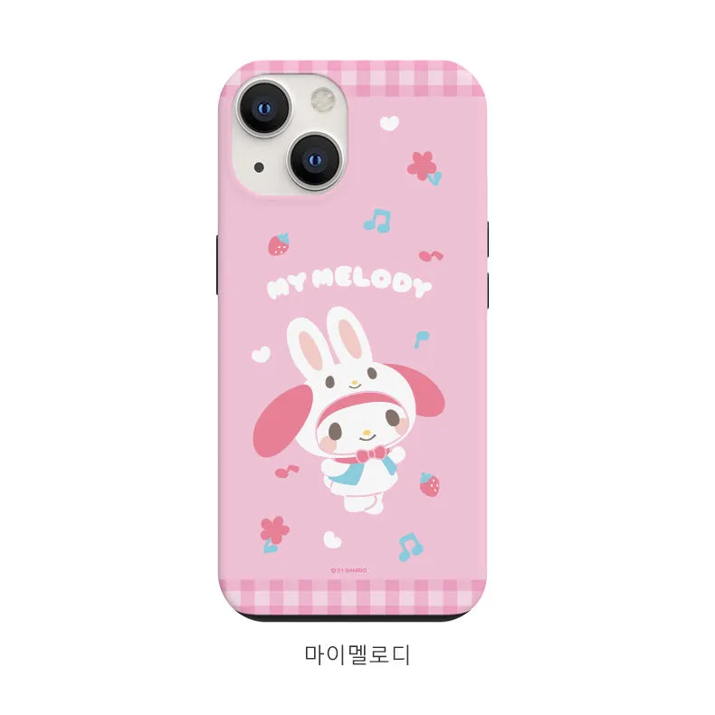 Sanrio Characters Dual Layer TPU PC Shockproof Guard Up Case Cover